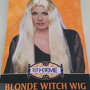 Adult blonde witch wig
